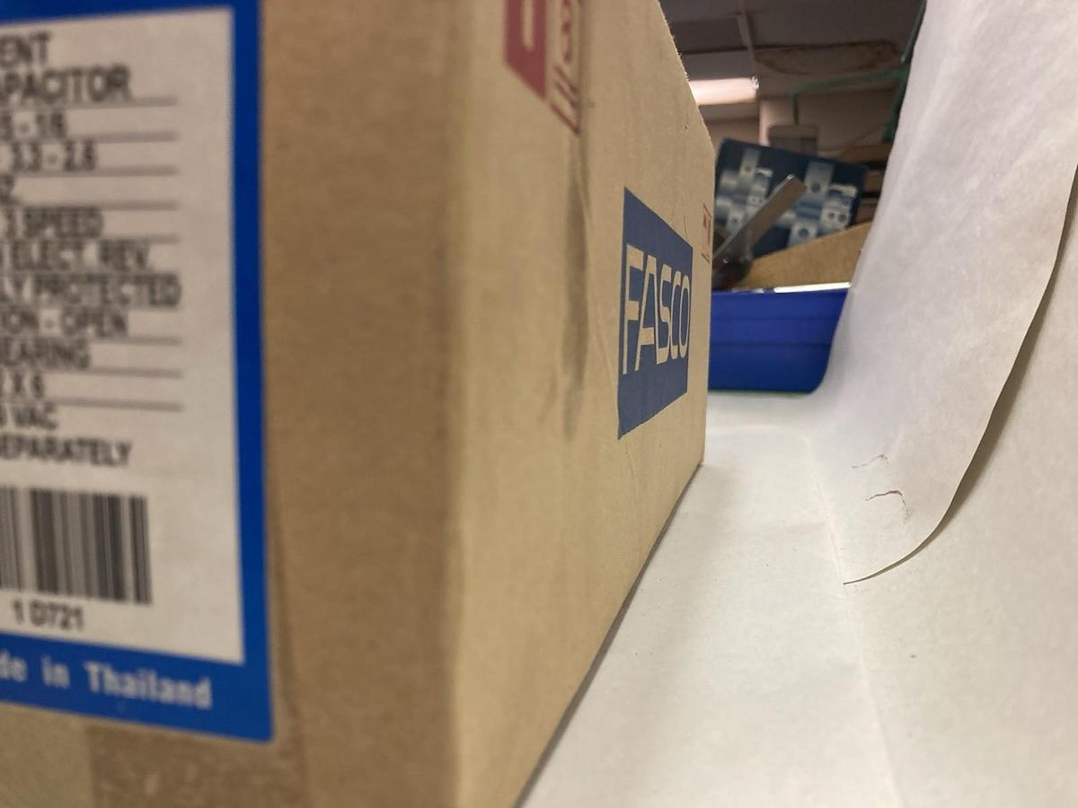 Used Fasco,D721,Replacement Motor 115V 60Hz 1075RPM Shaft 1/2x6