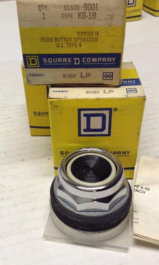 Square D,KR-1B,Push Button Operator U.L. Type 4 87453 LP LOT OF 3