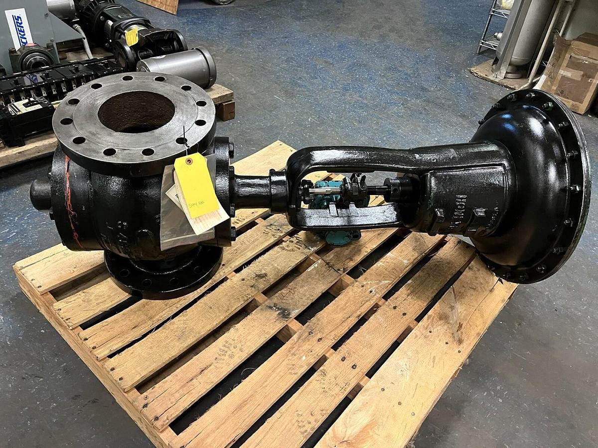 Used HONEYWELL,1201,AIR OPERATED 6" DIAPHRAGM VALVE 250# REFURBISHED