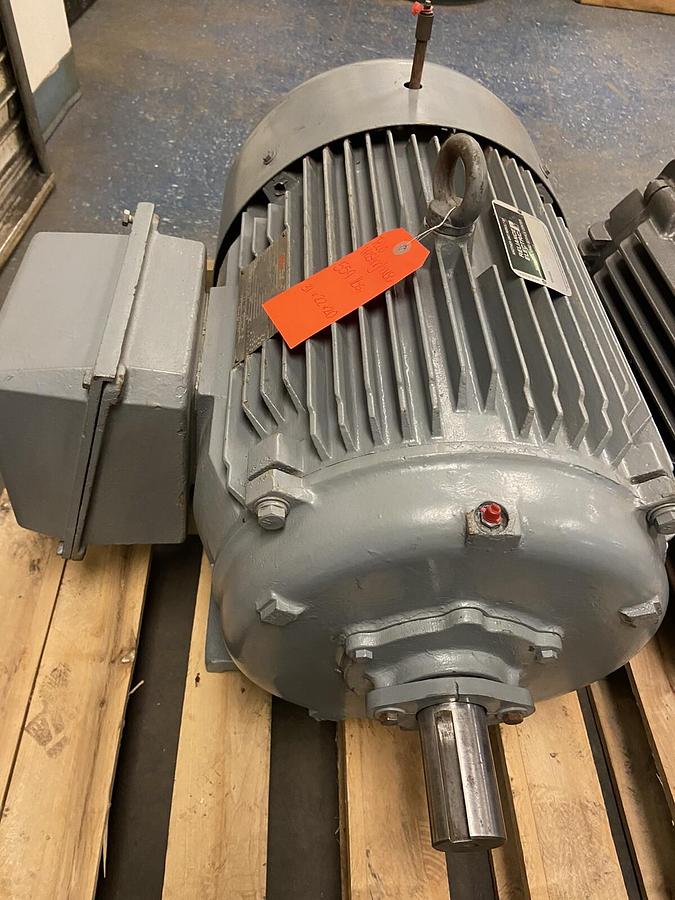 Used TECO Westinghouse,326TS,50Hp Team Plus Induction Motor 3555RPM 230/460V