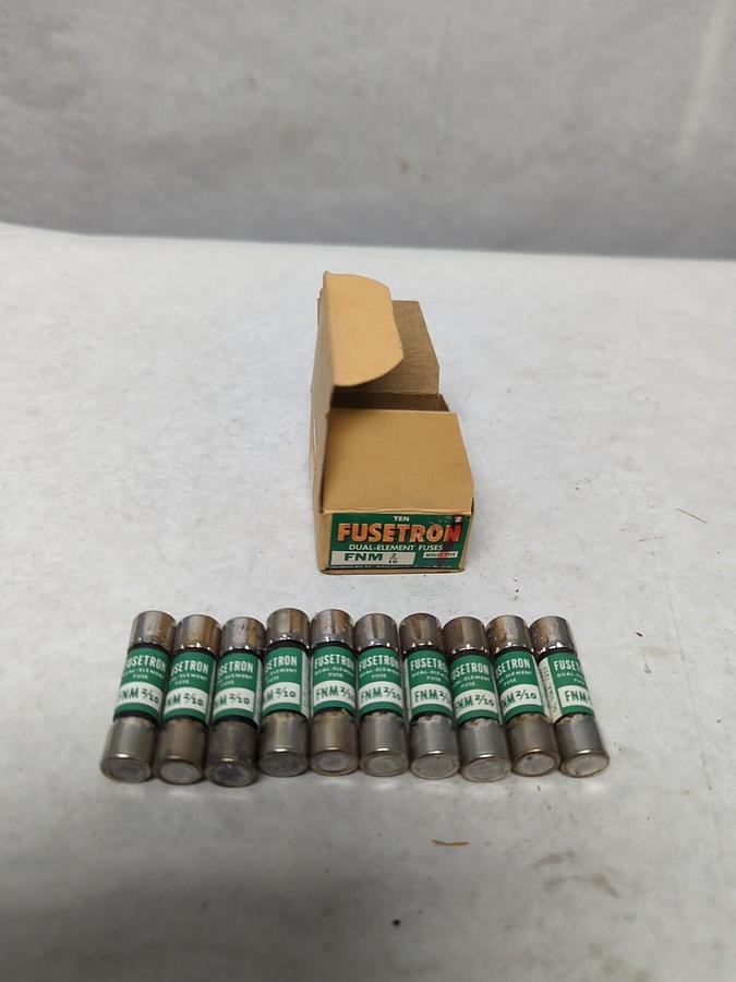 COOPER BUSSMANN,FNM-2/10,FUSETRON FUSES BOX OF 10 NOS