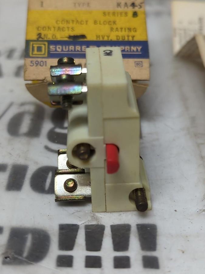 SQUARE D,KA-45,CLASS 9001 CONTACT BLOCK NOS