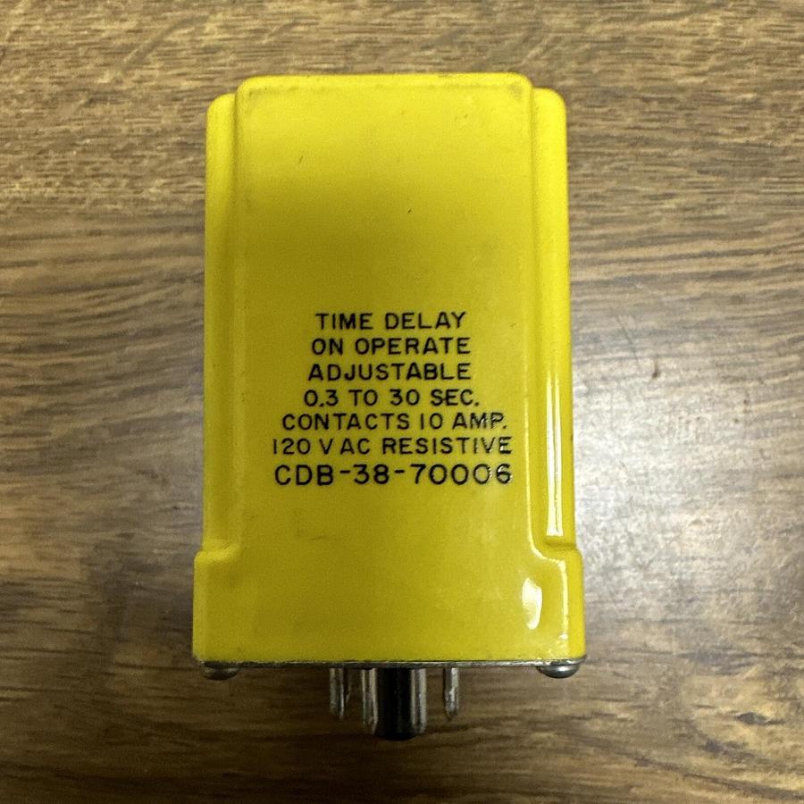 Used Potter Brumfield,CDB-38-70006,120VAC Relay
