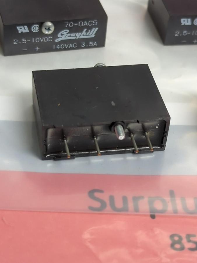 Used GRAYHILL,70-0AC5,MODULE 2.5-10VDC LOT OF 11 PRE-OWNED