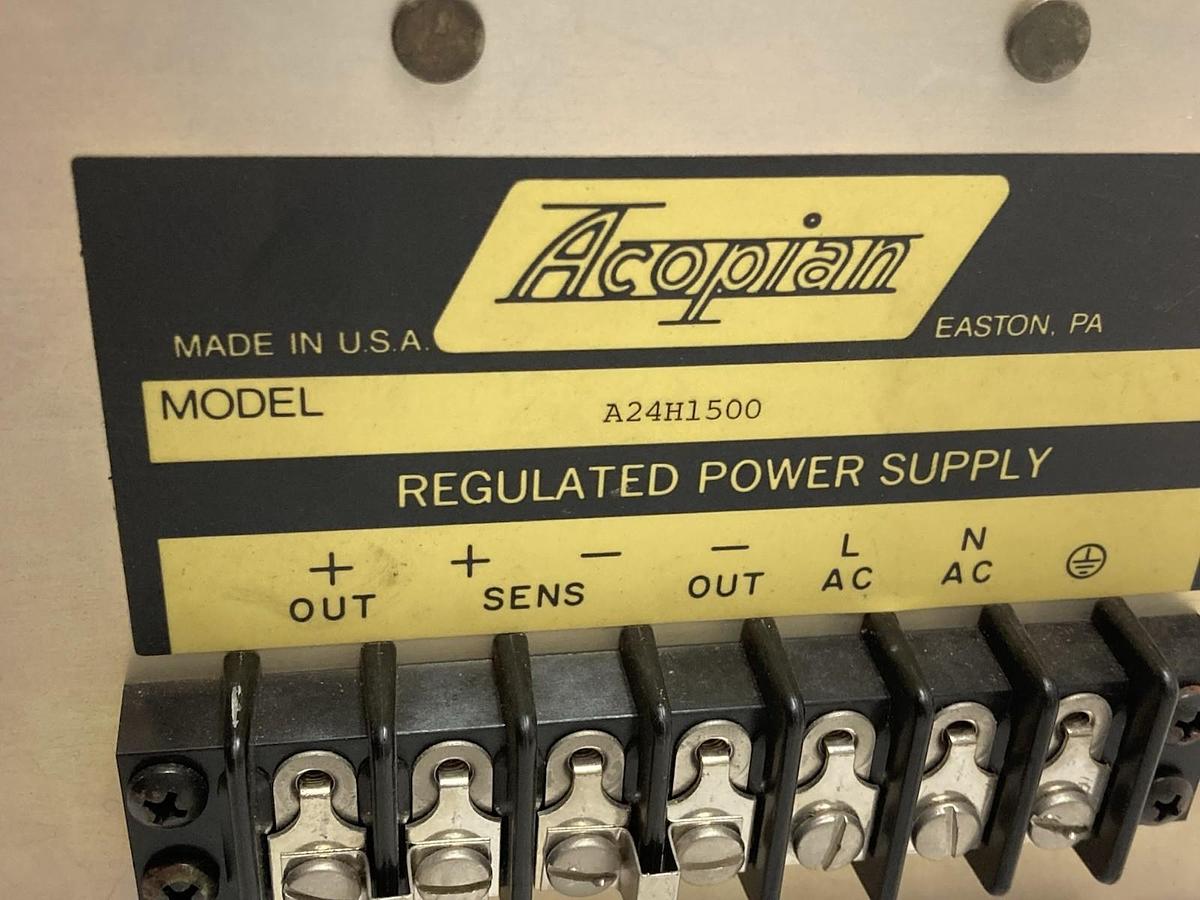 Used Acopian,A24H1500,Regulated Power Supply