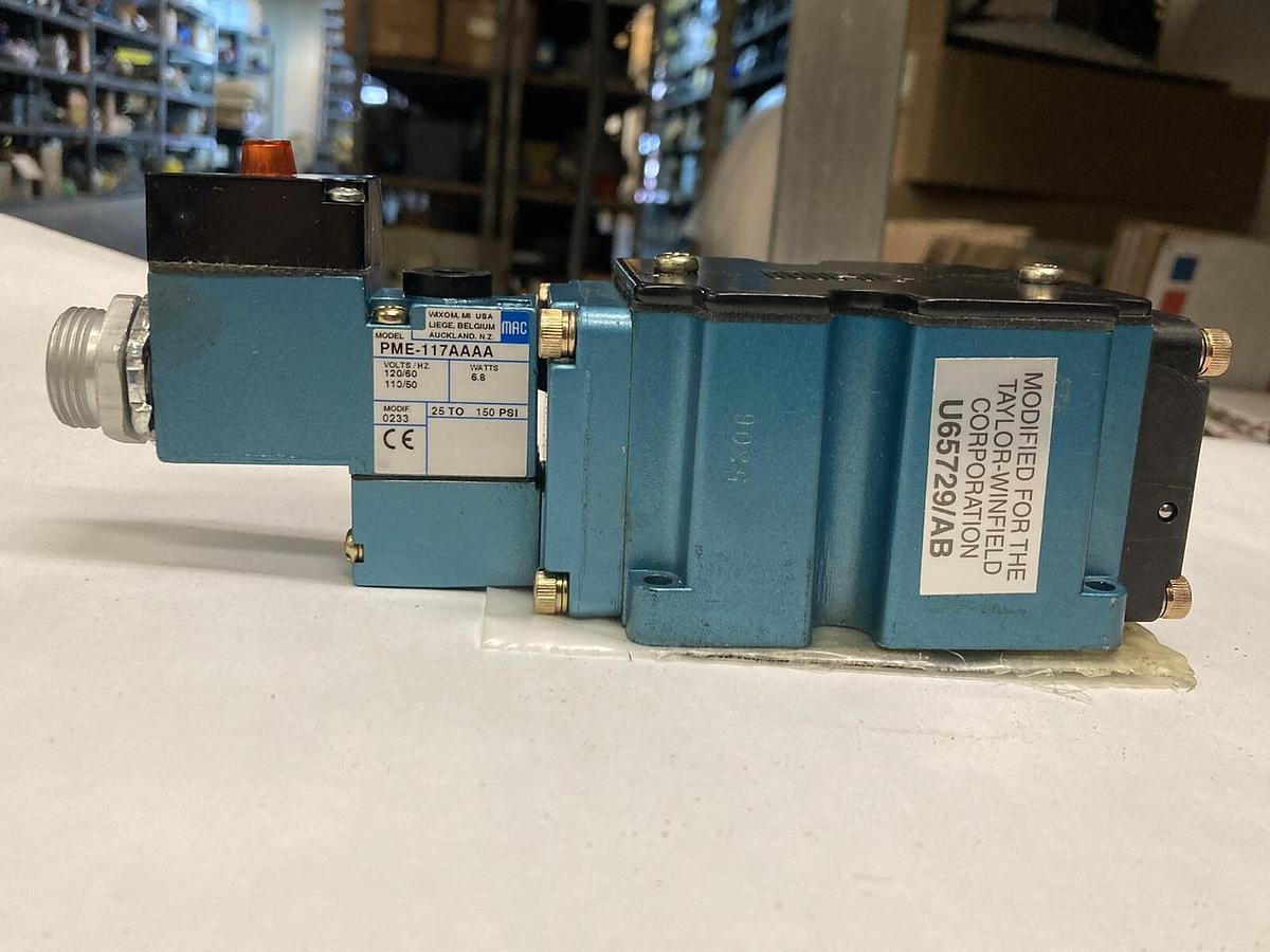 MAC,U65729/AB,Solenoid Valve 110/120V 150PSI