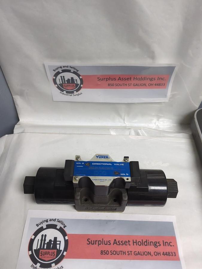 Used YUKEN,DSG-03-3C60-D24-50,DIRECTIONAL HYDRAULIC VALVE PRE-OWNED
