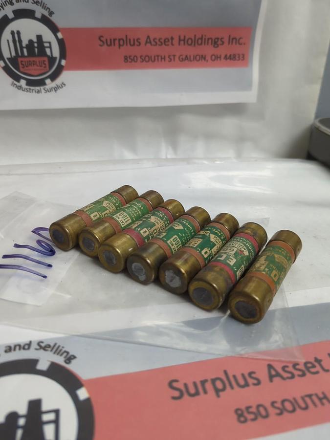 Used ECO,1160,ONE-TIME 60 AMP FUSE LOT OF 7 PRE-OWNED