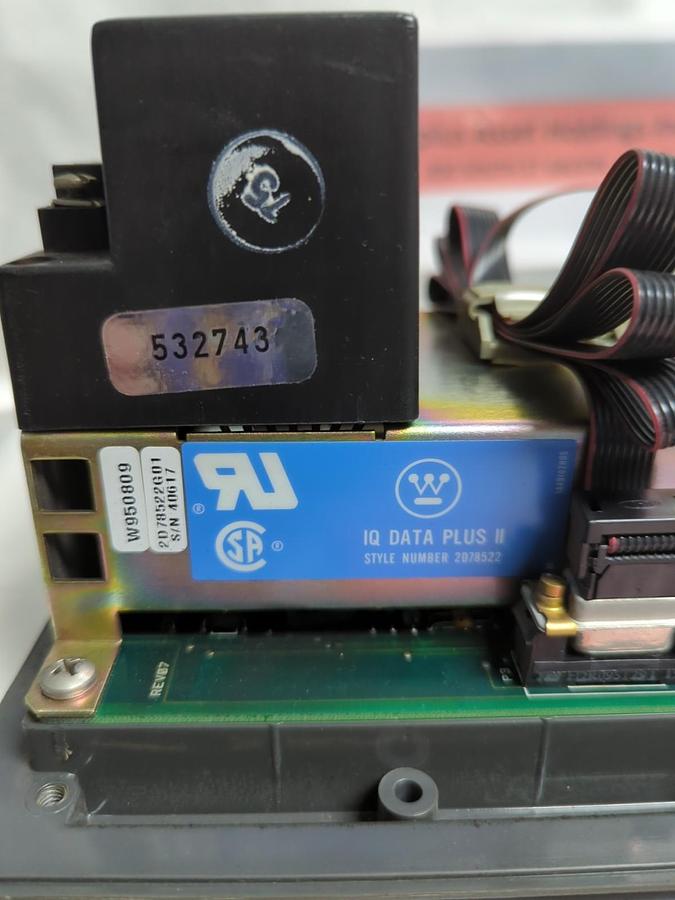 Used WESTINGHOUSE,2D78522,IQ DATA PLUS II DIGITAL METER/POWER SUPPLY PRE-OWNED