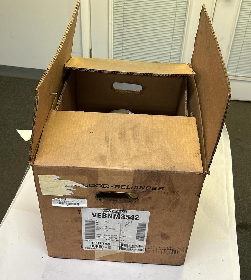 BALDOR,VEBNM3542,BRAKE MOTOR .75HP 1750RPM 208-230/460V 3PH 56C FRAME