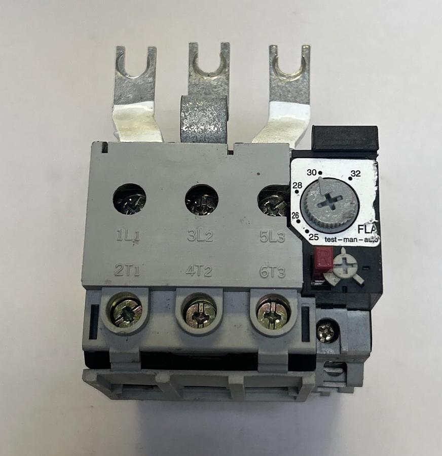 Used FURNAS,48GH320,OVERLOAD RELAY 25-32AMP 3 POLE