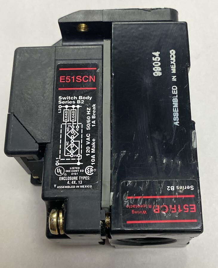 Cutler Hammer,E51SCN,Switch Body Series B2 New no Box