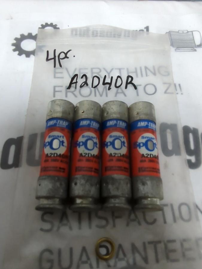 FERRAZ SHAWMUT,A2D40R,(40 AMP) AMP-TRAP SMART-SPOT FUSE LOT OF 4 NOS