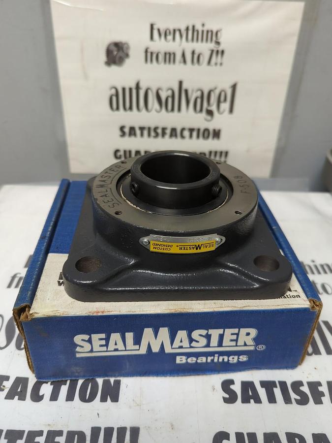 SEALMASTER,HF-28-HI,FLANGE MOUNT BEARING 4-BOLT BASE 1-3/4 BORE NOS