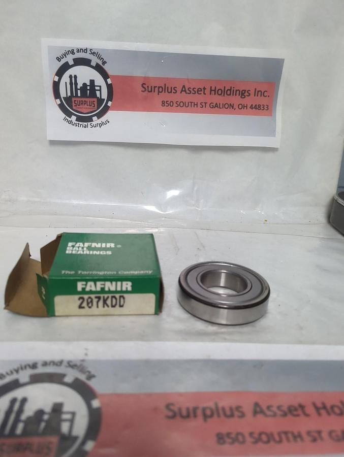 FAFNIR,207KDD,SHIELDED BALL BEARING NOS