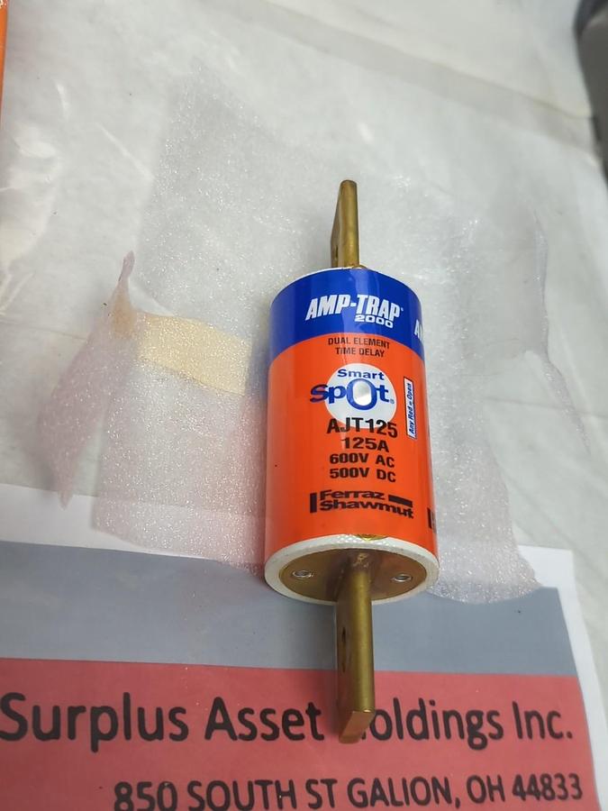 FERRAZ SHAWMUT,AJT125,AMP-TRAP 125 AMP FUSE NOS