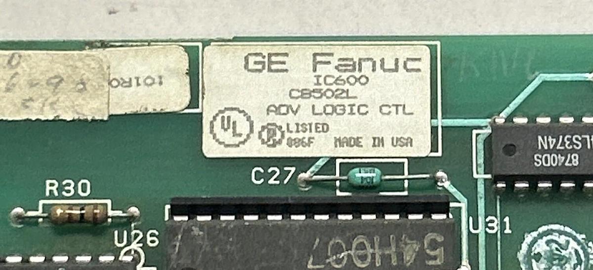 Used GE FANUC,IC600CB502L,CONTROL MODULE BOARD