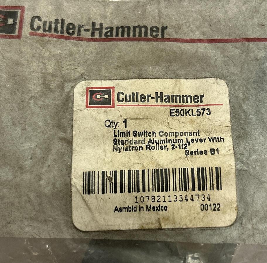 Used CUTLER HAMMER,E50KL573,LIMIT SWITCH OPERATOR LEVER NEW