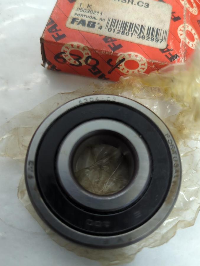 FAG,6304,BALL BEARING LOT OF 2 NOS