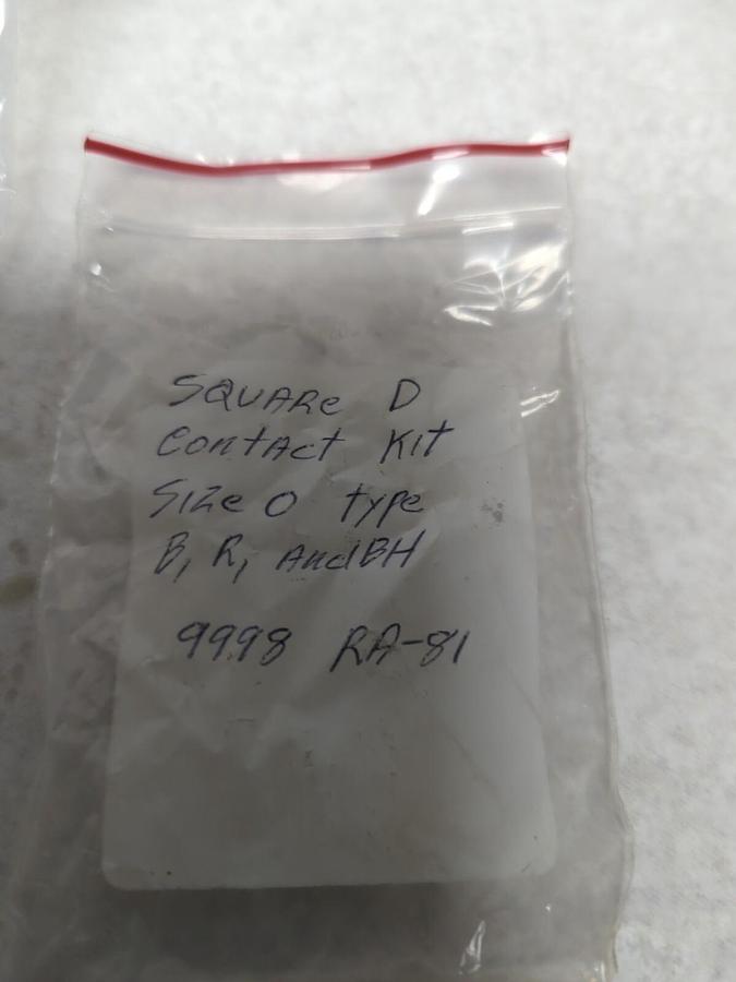 SQUARE D,RA-81,SIZE 0 TYPE B-R 7 BH CONTACT KIT NOS