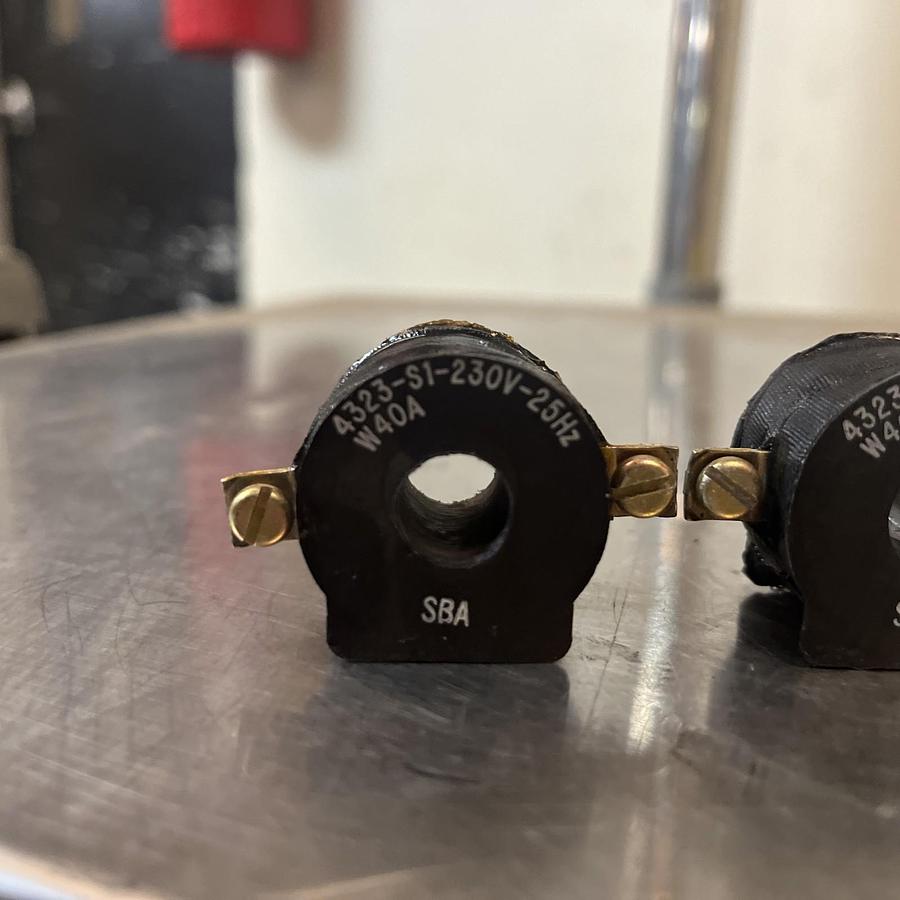 SQUARE D,4323-S1-W40A,COIL 230V 25Hz LOT OF 2