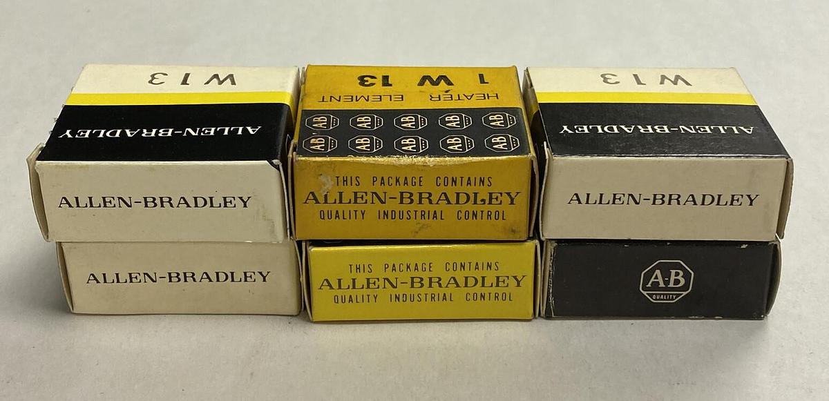 Allen-Bradley,W13,Heater Lot Of 6 New