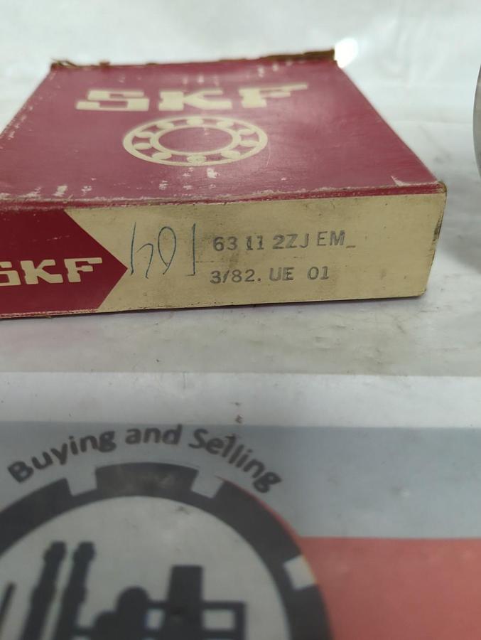 SKF,6311 2ZJEM,SHIELDED DEEP GROOVE BALL BEARING NOS