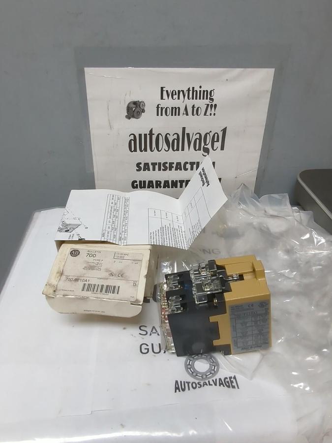 ALLEN BRADLEY,700-P210A1,TYPE P SERIES D CONTROL RELAY