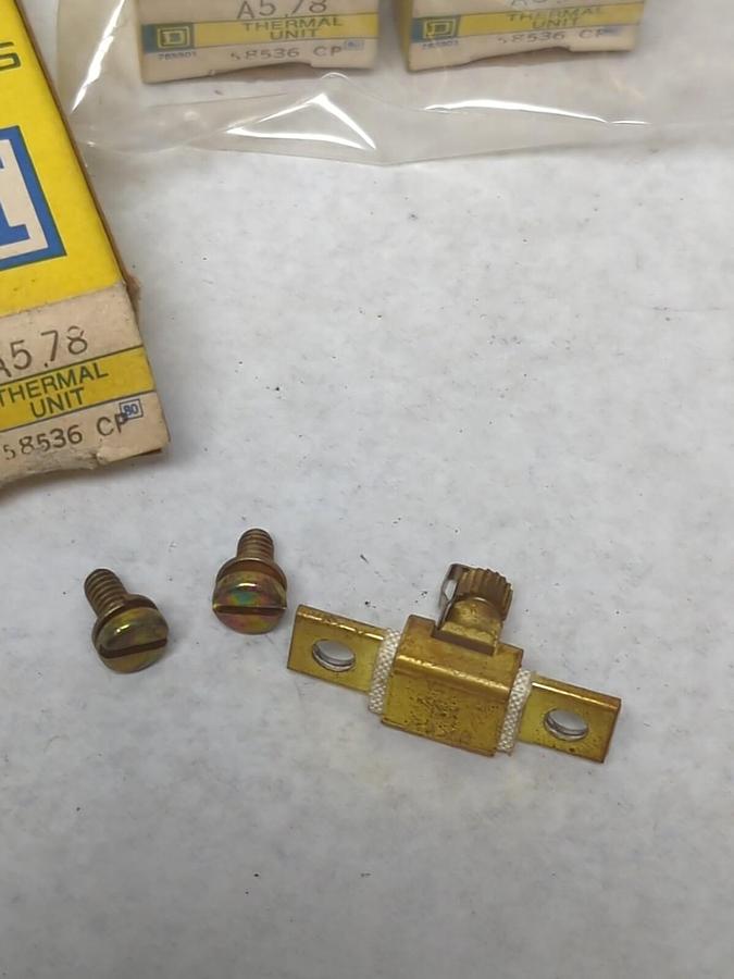 SQUARE D,A5.78,THERMAL OVERLOAD HEATER ELEMENT LOT OF 3 NOS
