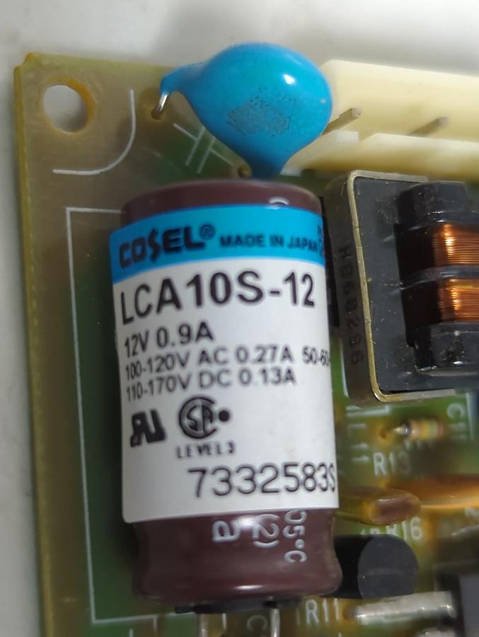 Used COSEL,LCA10S-12,POWER SUPPLY BOARD 3L024-1 PRE-OWNED
