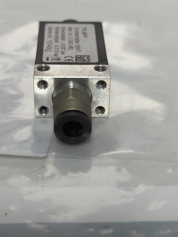 Used TRUMPF,0 343 483,VS4T PRESSURE SWITCH PRE-OWNED