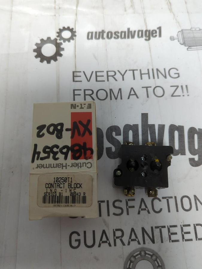 CUTLER HAMMER,10250T,CONTACT BLOCK SERIES B1