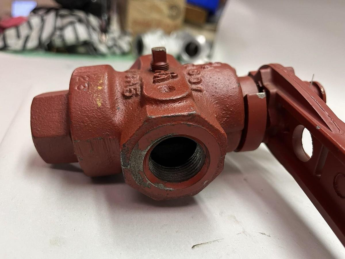 Homestead,601,Lubricated Gas Shutoff Plug Valve 1" NPT 50-SWP 50-OWG