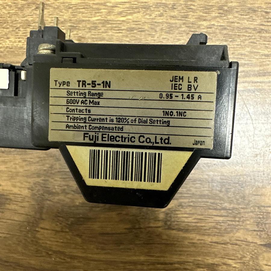 Used Fuji,TR-5-1N,Thermal Overload Relay