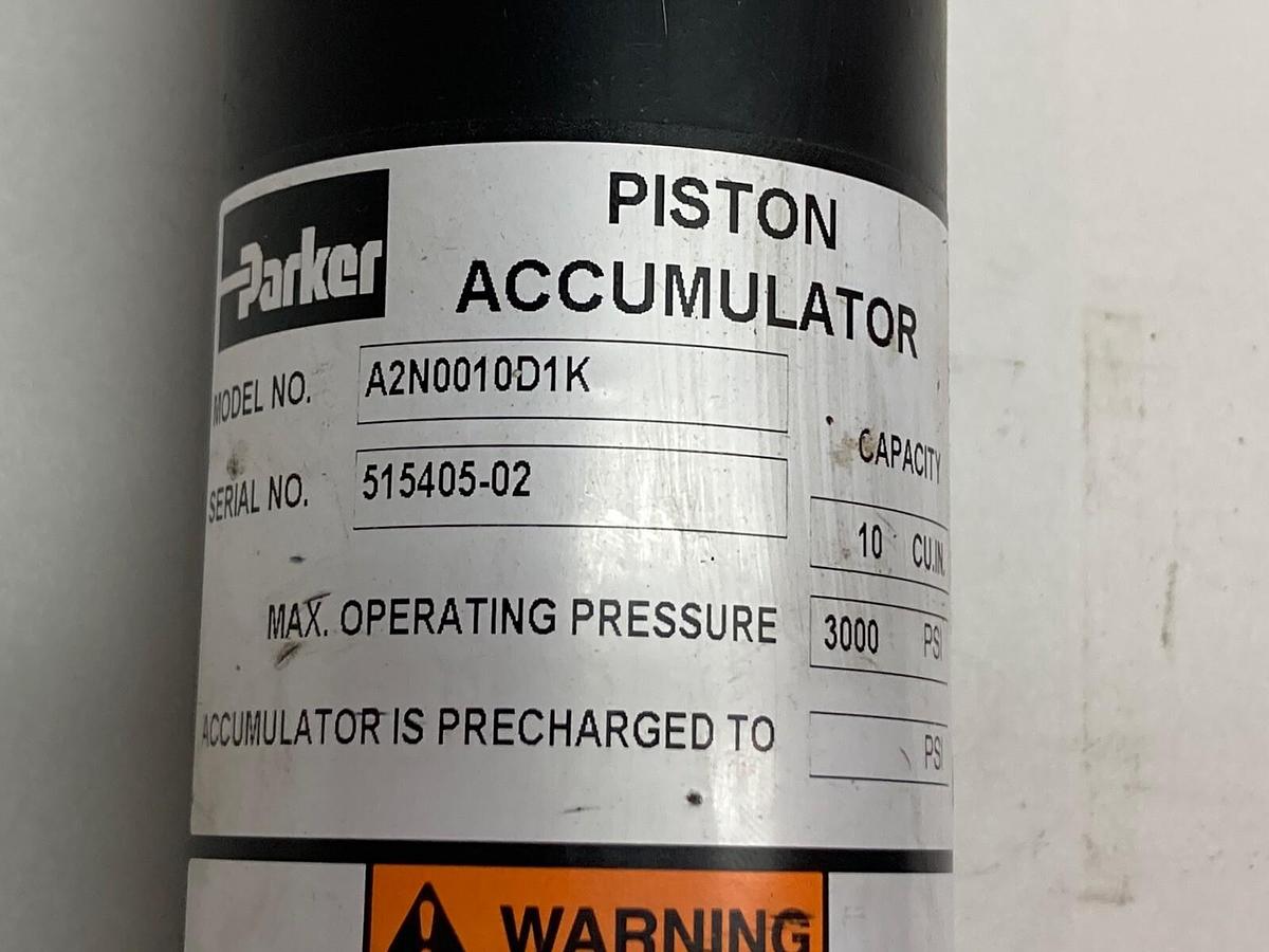 Parker,A2N0010D1K,Piston Accumulator 3000 PSI