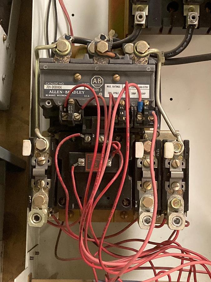 Used Allen-Bradley,2100 2112B,Size 3 Fused MCC 32 INCH Starter Feeder Bucket