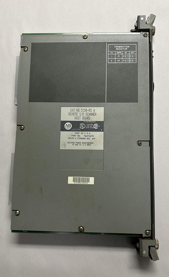 Used ALLEN BRADLEY,5150-RS,SER A REMOTE I/O SCANNER HOST BOARD