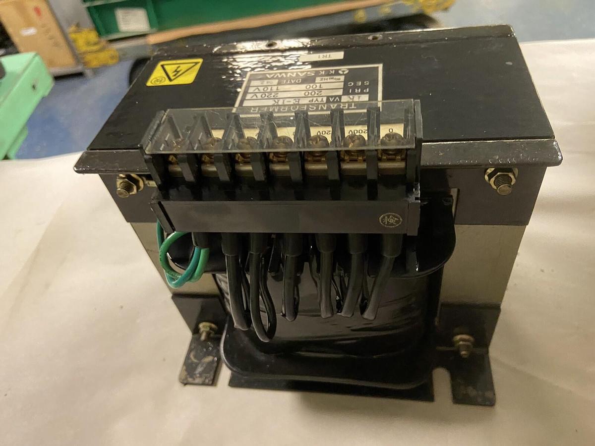Used K.K Sanwa,E-1K,Transformer 1KVA Primary 200-22-V Sec 100-110V