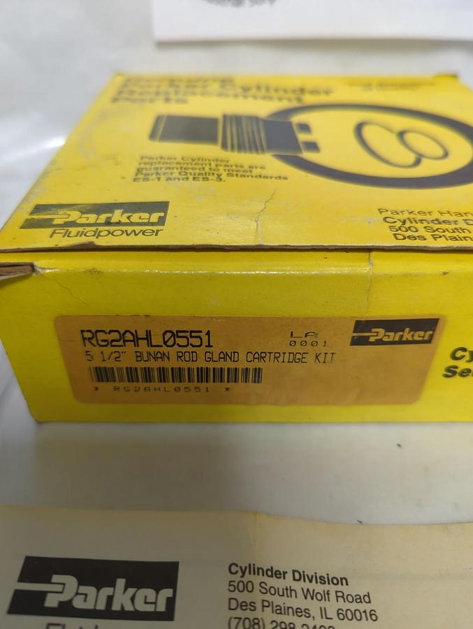 PARKER,RG2AHL0551,5-1/2 INCH BUNAN ROD GLAND CARTRIDGE KIT NOS