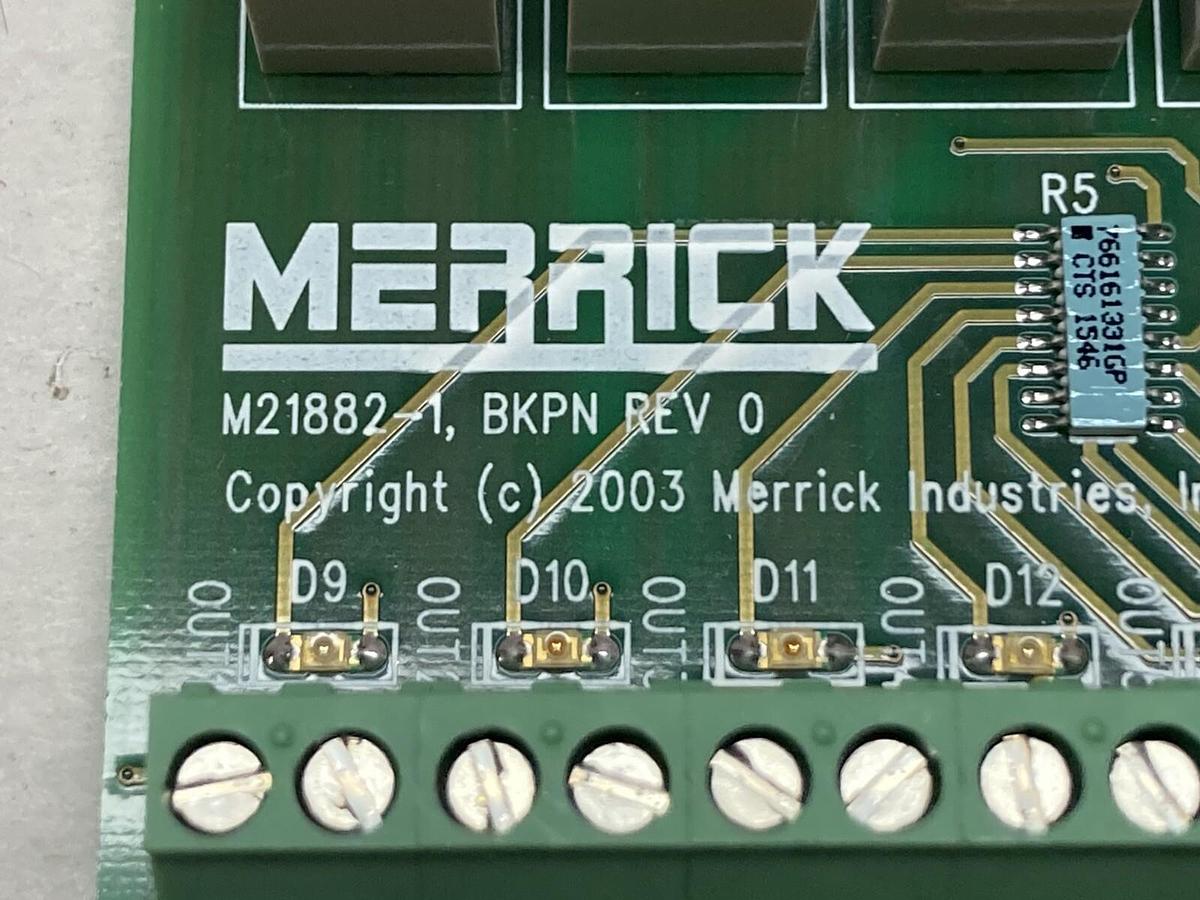 Merrick,M21882-1,Relay Output Board Assembly 5A 250VAC Rev 0