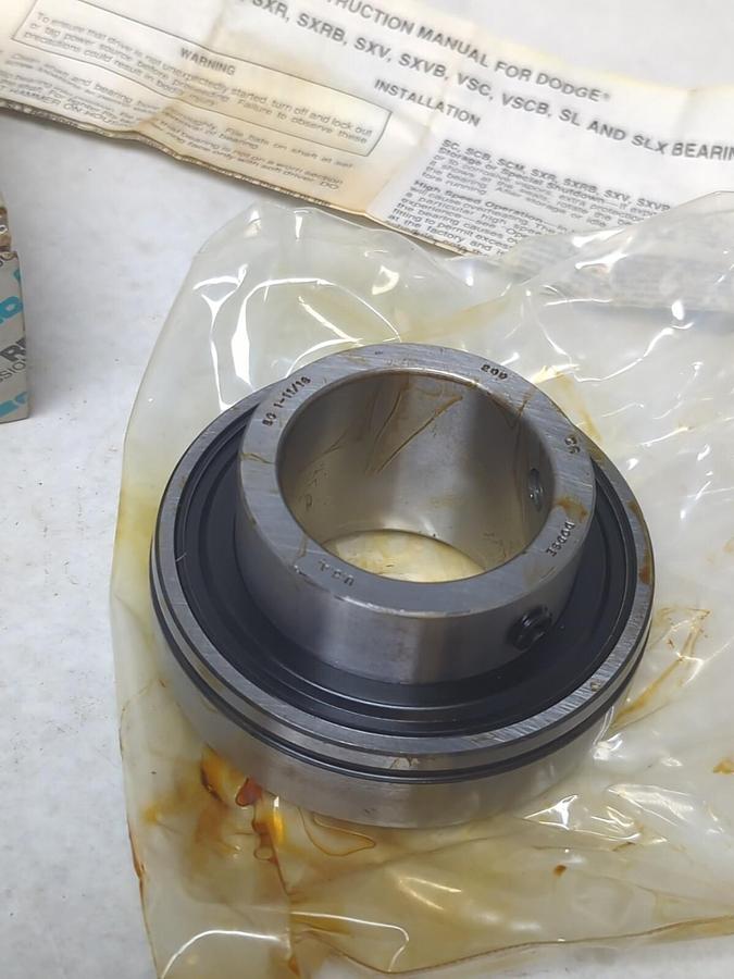 DODGE,123344,SC BEARING & SET SCREW SIZE 209X1-11/16 NOS