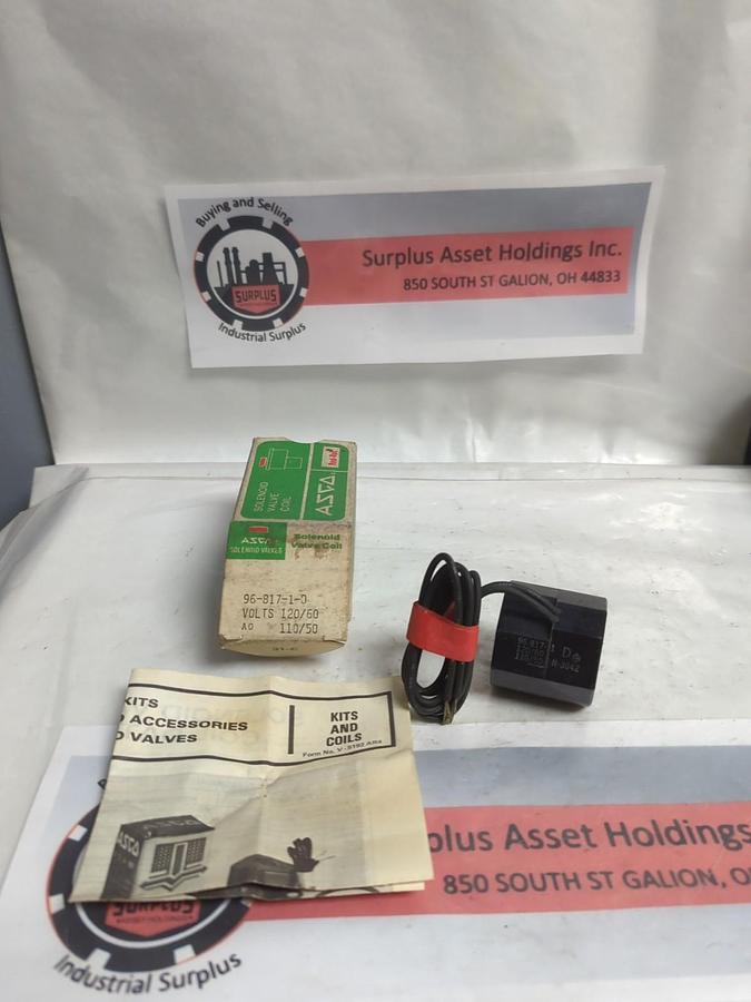 ASCO,96-817-1 D,COIL 120/60 110/50 NOS