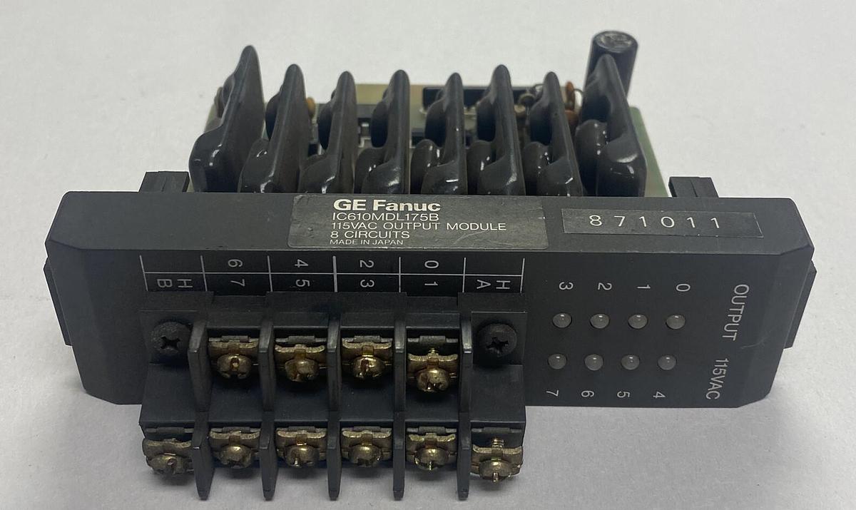 Used GE FANUC,IC610MDL175,OUTPUT MODULE