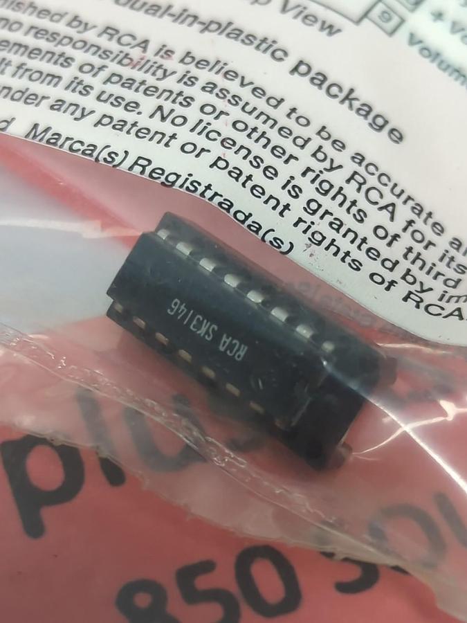 RCA,SK3146,LINEAR INTEGRATED CIRCUIT LOT OF 4 NEW