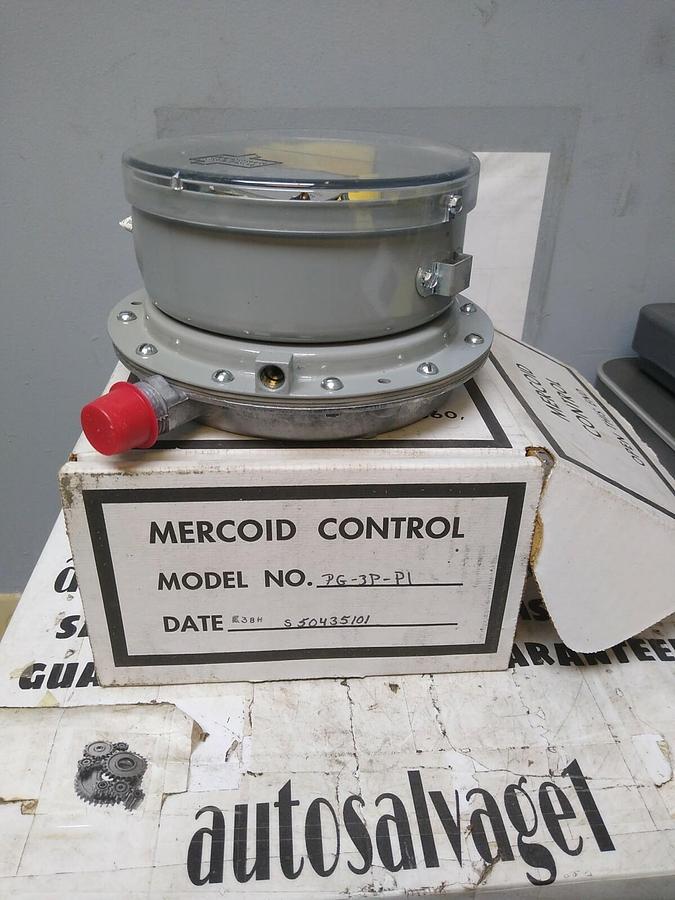 MERCOID,PF-3P-P1,GAS PRESSURE SWITCH NOS