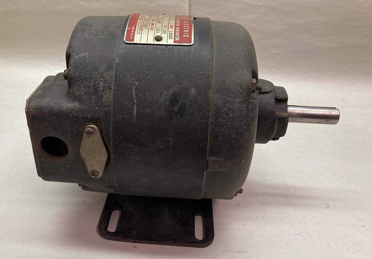 Used General Electric,5BC42AB1834C,Tachometer Generator 1000rpm 100v