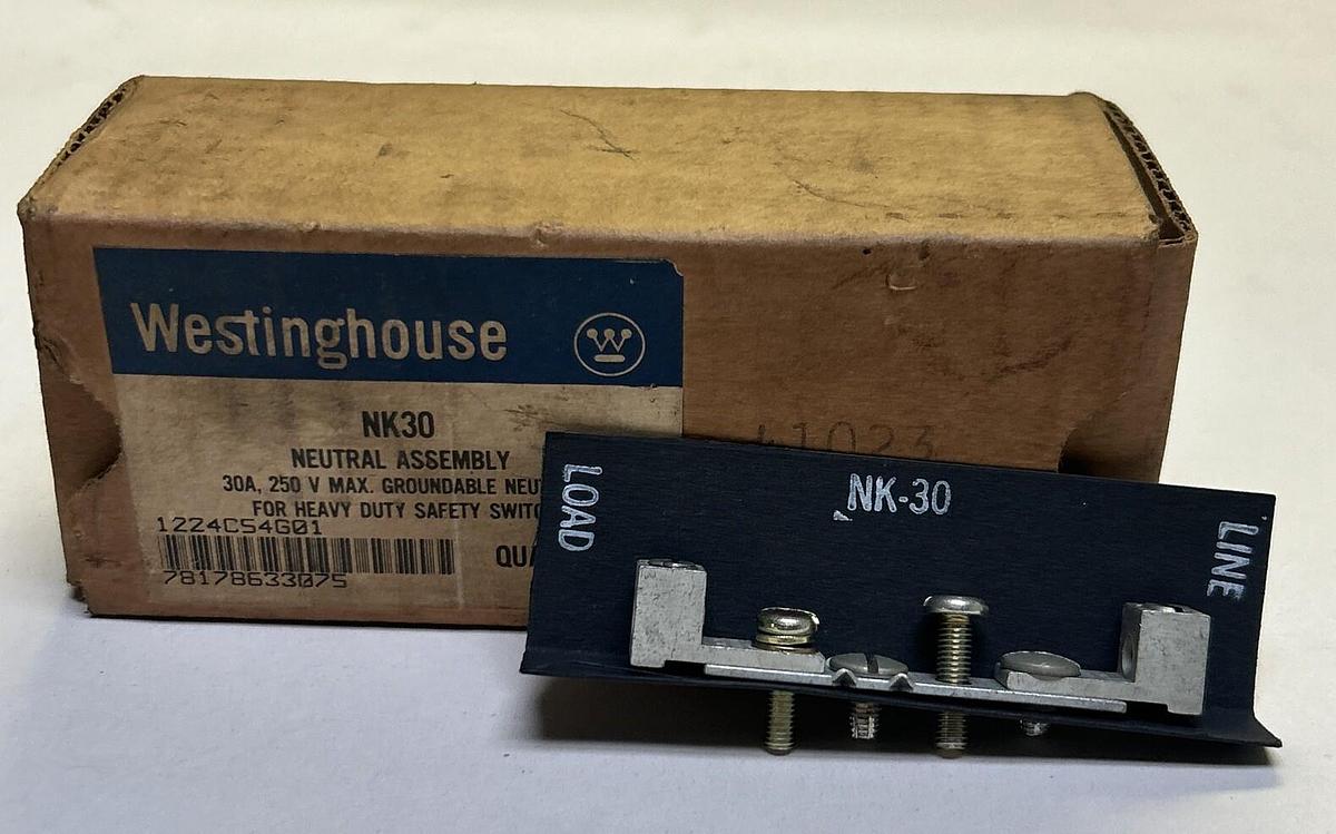 WESTINGHOUSE,NK30,NEUTRAL ASSEMBLY NOS