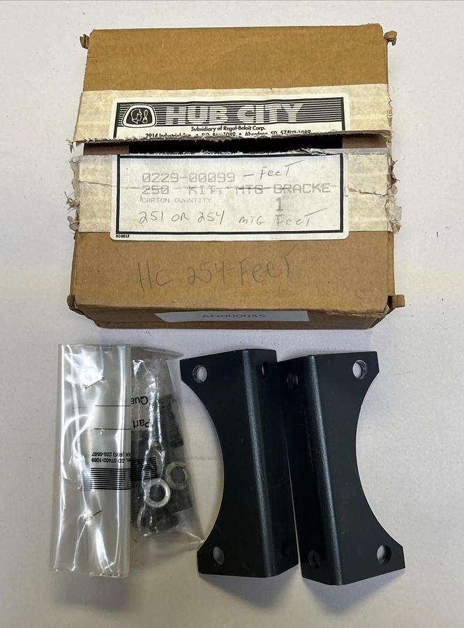 HUB CITY,0229-00099,250KIT MTG BRACKET NOS
