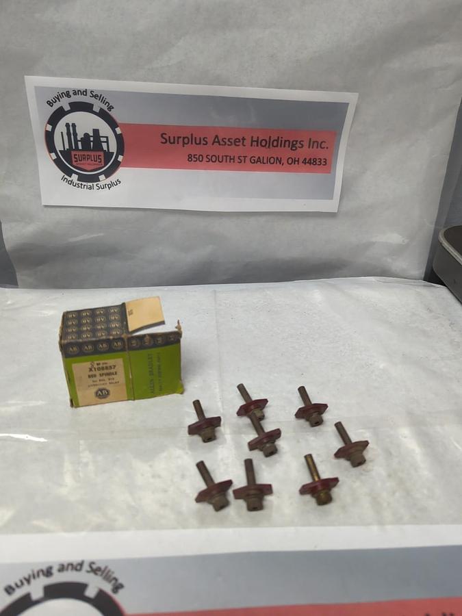 ALLEN BRADLEY,X108857,RED SPINDLE LOT OF 8 NOS