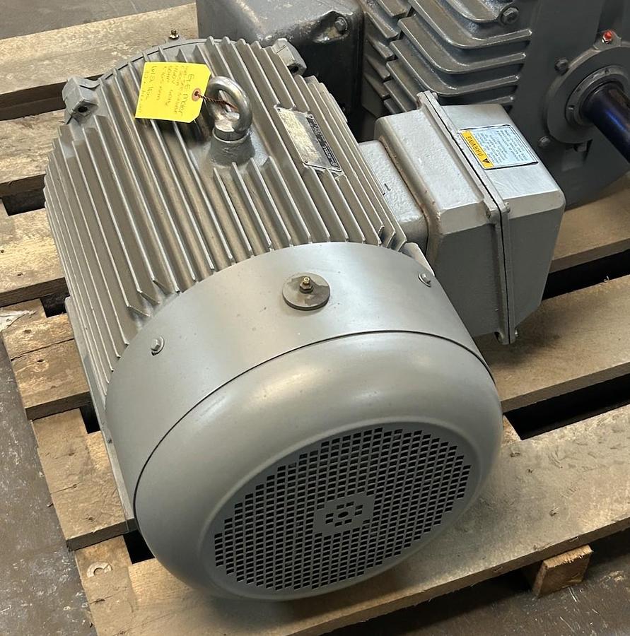 Used GENERAL ELECTRIC,5KE326BFC205A,AC MOTOR 50HP 1765RPM 460V 3PH 326T FRAME